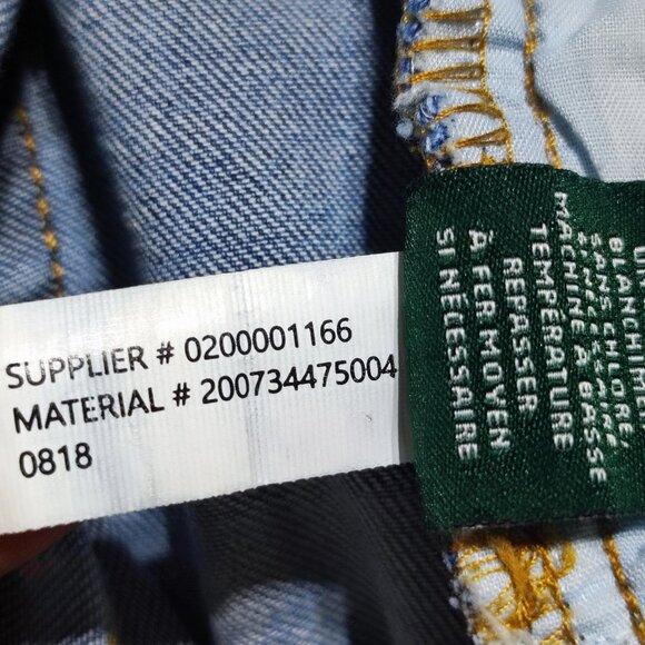 Lauren Ralph Lauren jeans women's size 10? (32) hard washed denim blue straight - Picture 8 of 15